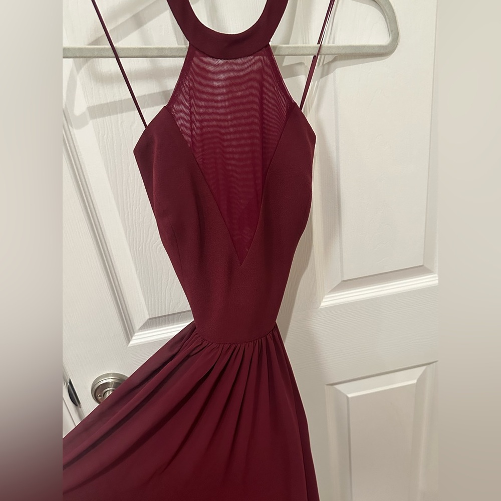 Dress the Population Georgia Fit and Flare Dress L